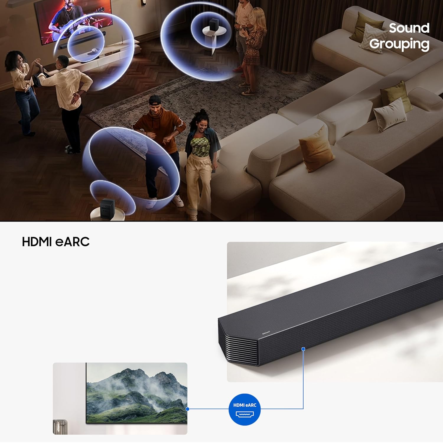 Samsung HW-Q930F/XL 580 W True 9.1.4 ch Full Surround Soundbar with Wireless Dolby Atmos | Center-Up-Side-Front Wide-Firing Speakers | Alexa | Wi-Fi | HDMI ARC | Optical in | Bluetooth ( Titan Black) Mahajan Electronics Online