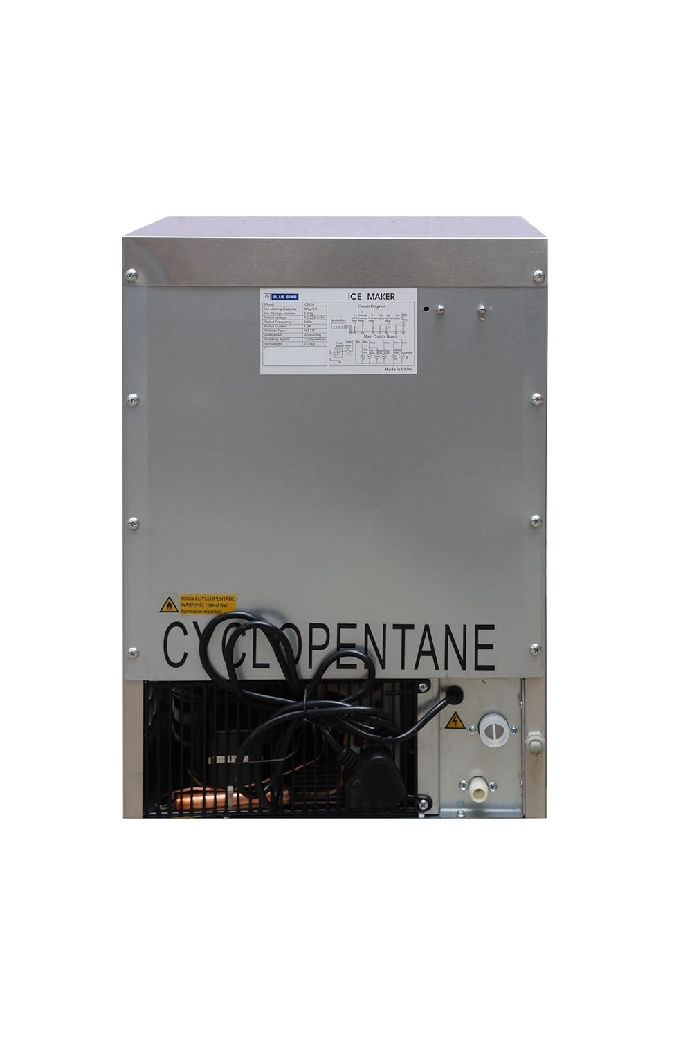 BLUE STAR ICE CUBE MACHINE (ICM 20, 20Kg) Mahajan Electronics Onlne