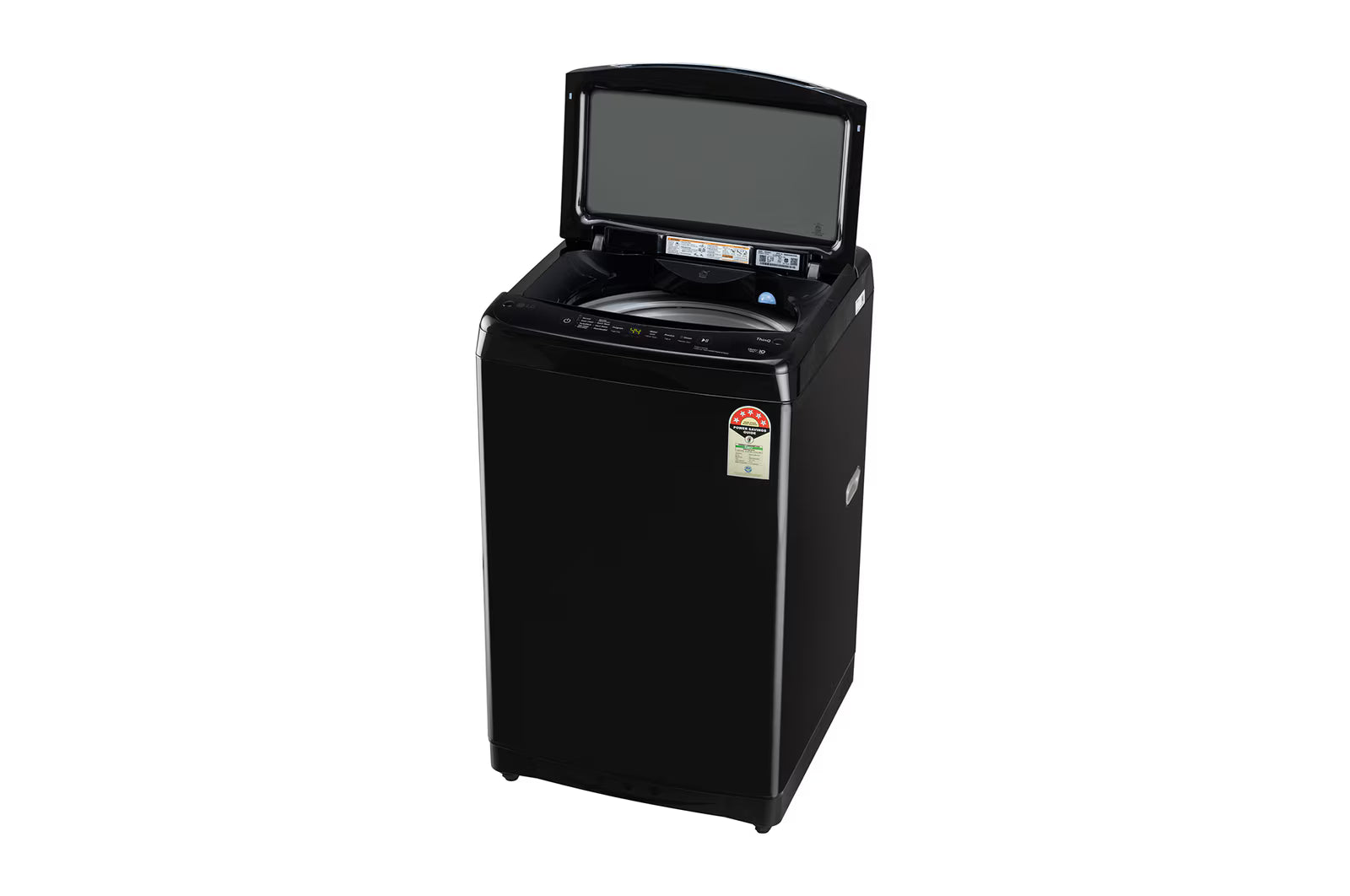 LG T90V4OB1S 9Kg Top Load Washing Machine, In-Built Heater, Onyx Black Mahajan Electronics Online