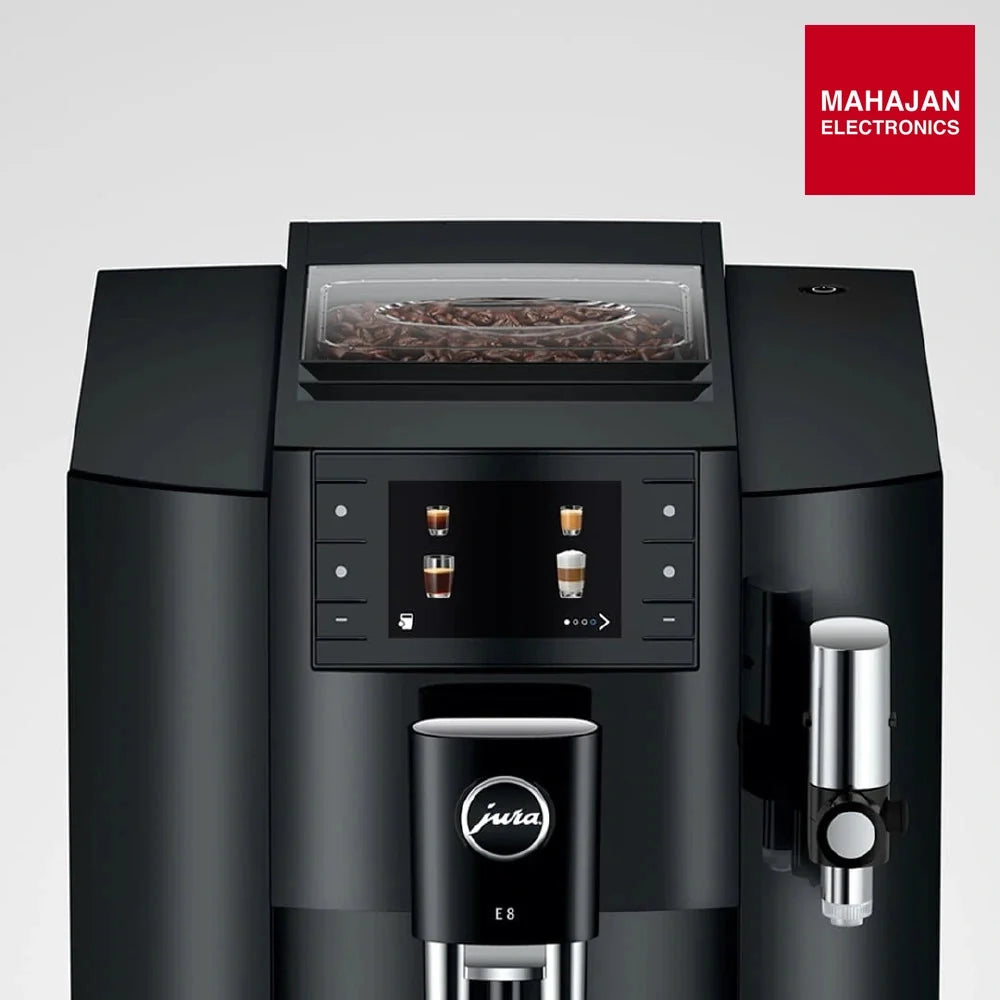 Jura E8 Cosmic Black Automatic Coffee Machine(15840) – Mahajan Electronics Online.