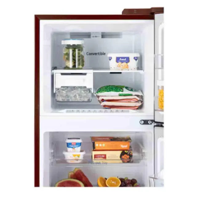 LG GL-S312SRWY 272L, Double Door Refrigerator, Convertible, Smart Inverter Compressor, Red Waterlily Finish, 2 Star Mahajan Electronics online