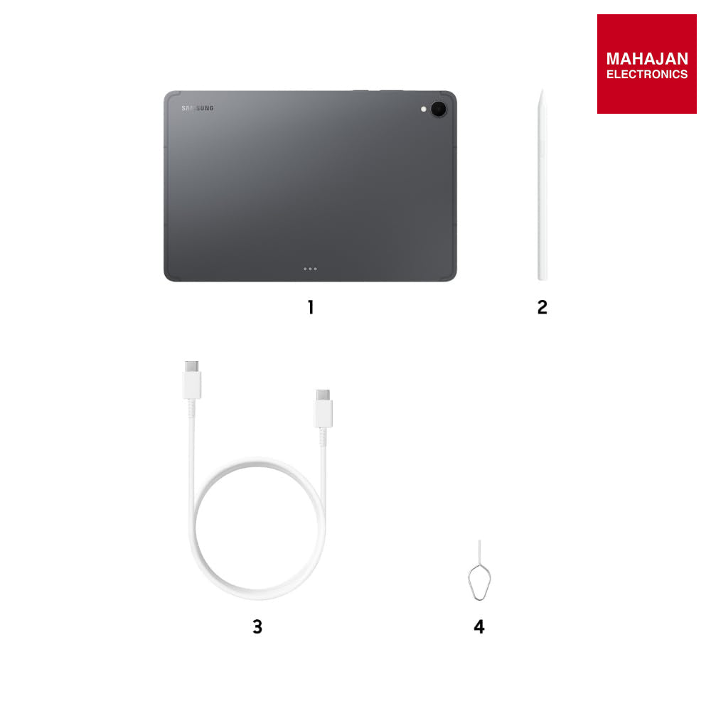 Samsung Galaxy Tab S11 with AI, S Pen in-Box, 27.8 cm (11 inch) Dynamic AMOLED 2X Display, 12 GB RAM, 256 GB Storage, Wi-Fi Tablet, Gray – Mahajan Electronics Online.