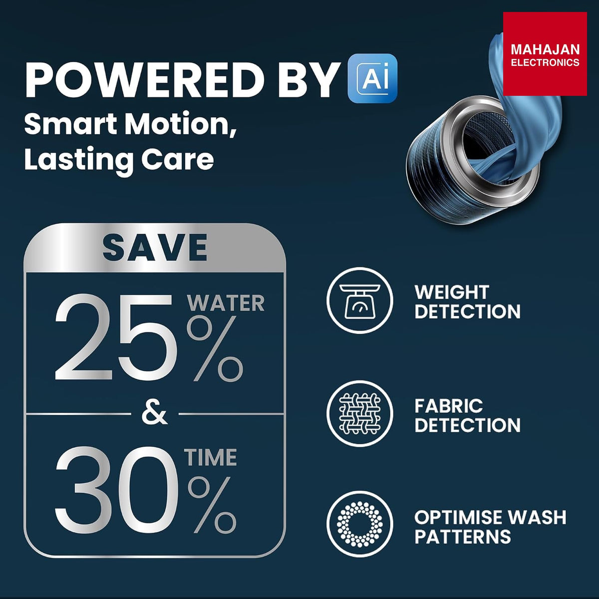 IFB SENATOR GXN 8012 CMS 8 Kg 5 Star, DeepClean® Technology, AI Powered, WiFi, Fully Automatic Front Load Washing Machine ( PowerSteam®, 9 Swirl, Steam Refresh, – Mahajan Electronics Online.