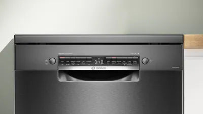BOSCH SMS6HMC00I 15 Place Settings Dishwasher free-standing dishwasher 60 cm Brushed black steel anti-fingerprint Mahajan Electronics Online