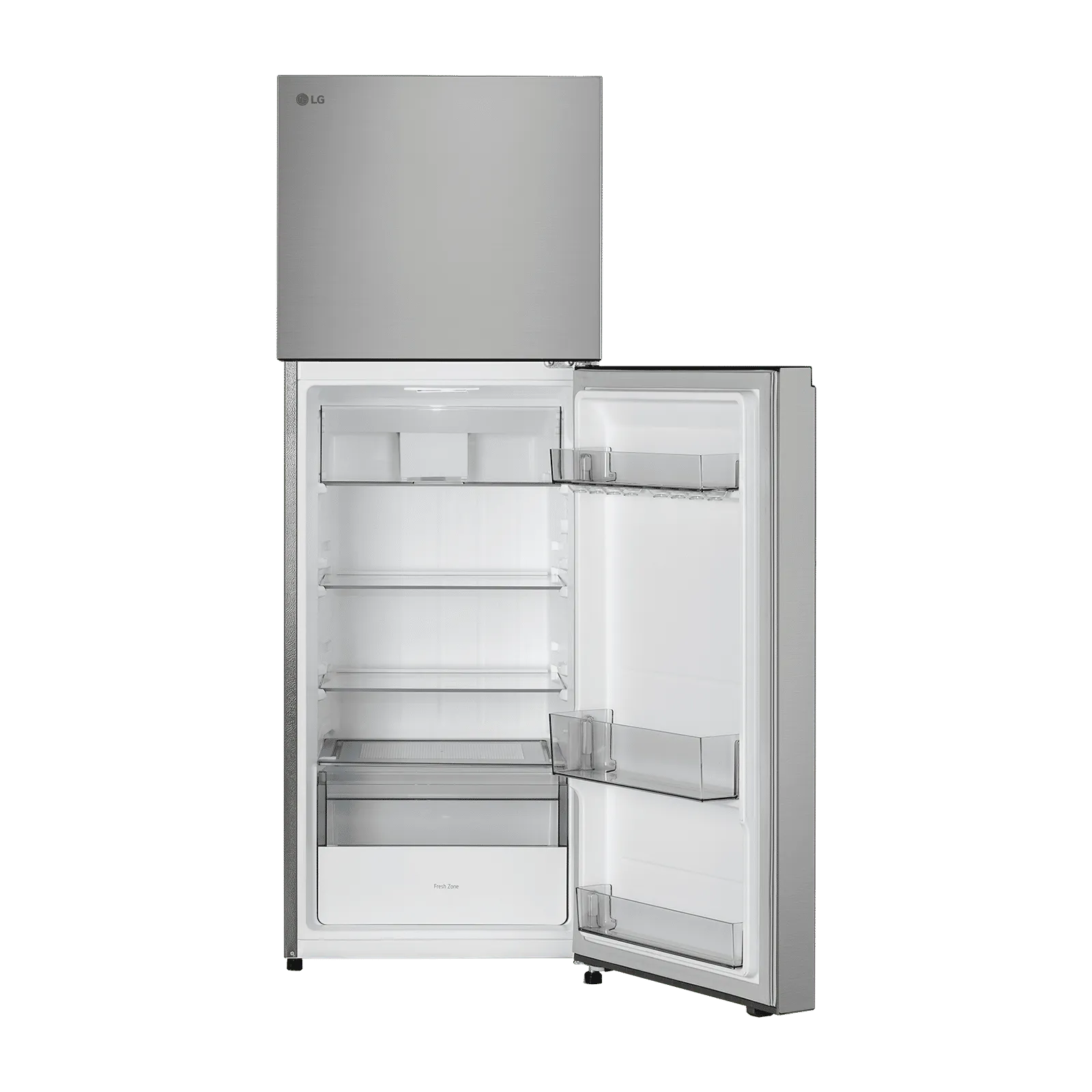 LG GLT2526XWPZ 251 Litres 2 Star Frost Free Double Door Convertible Refrigerator with Express Freeze ( Shiny Steel) (2026 Model)