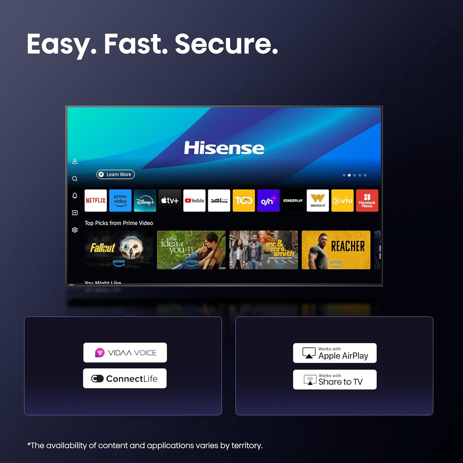 Hisense 43E4Q 43 inch Smart TV FHD 4K E4Q-Natural Colour Enhancer,High Contrast,Share to TV,Dual Band Wi-Fi, Game Mode, Eye Care Mode,Youtube, Netflix, Shahid Mahajan Electronics Online