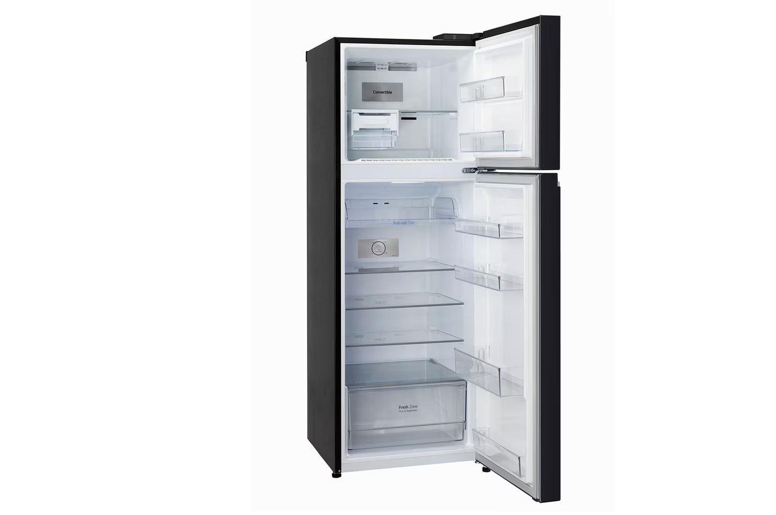 LG GLT3426SNES 343L 2 Star Frost Free Double Door Convertible Refrigerator (Ebony Sheen) LG