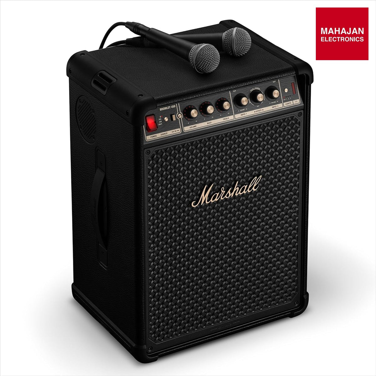 Marshall Bromley 450 Portable Party Speaker - Loud 360° Sound with Bass EQ Controls – Mahajan Electronics Online.