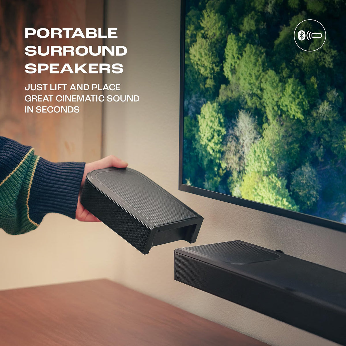 JBL Bar 1000 MK2, 11.1 (7.1.4) Channel Truly Wireless Soundbar with True Dolby Atmos®, DTS:X, & MultiBeam™ Surround Sound, 10” Down-Firing Wireless Subwoofer, HDMI eARC, WiFi, One App, 960W Jbl