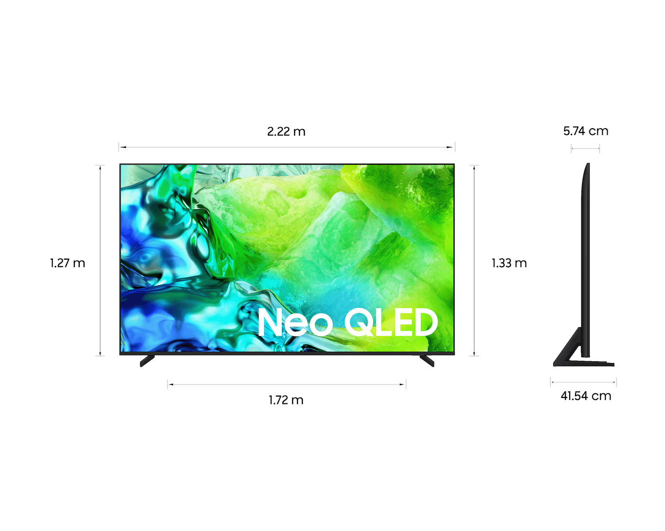 Samsung 2.53 m (100") Neo QLED QN80H 4K Samsung Vision AI Smart TV (2026) Samsung