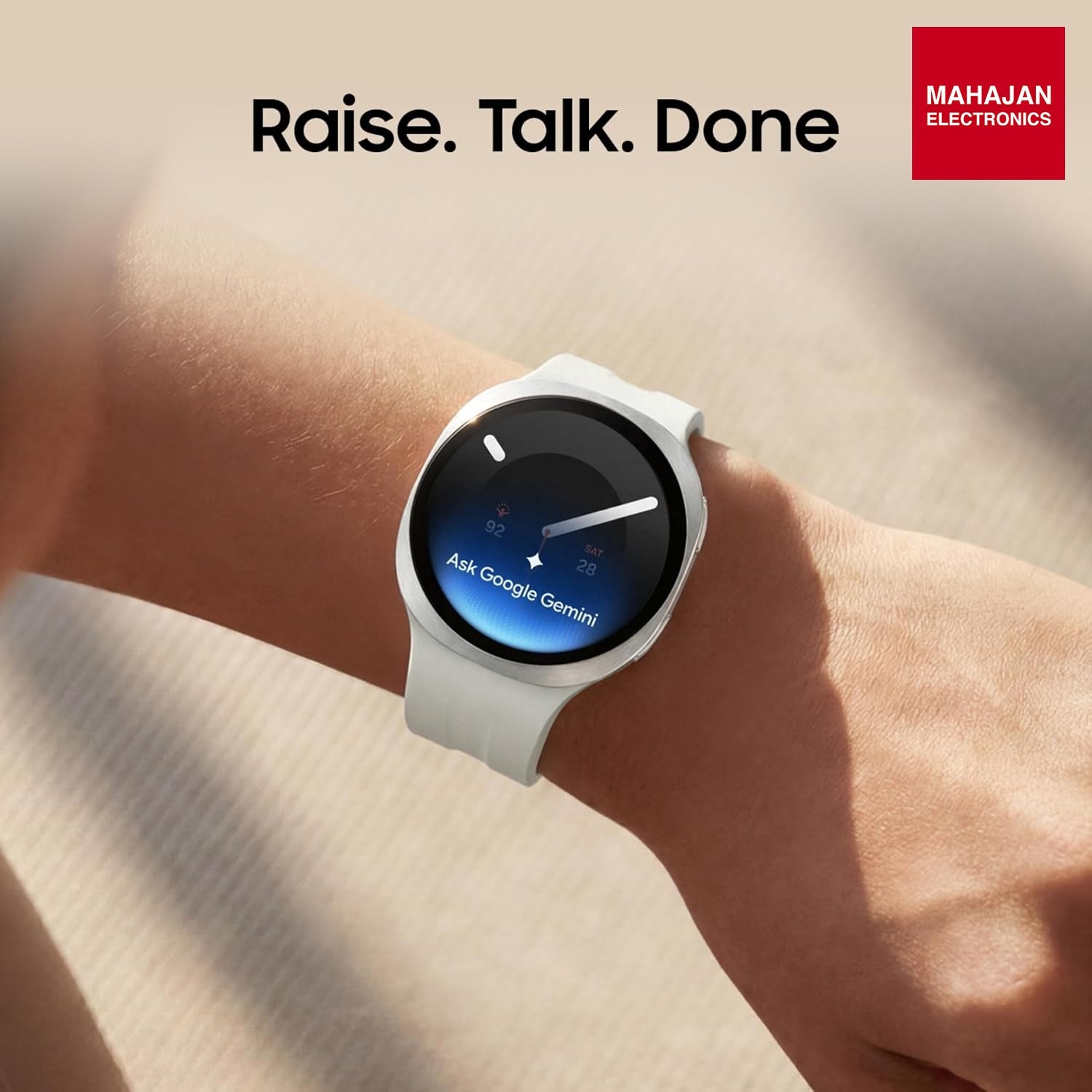 Samsung Galaxy Watch9 (44mm Bluetooth, Silver) Samsung – Mahajan Electronics Online.
