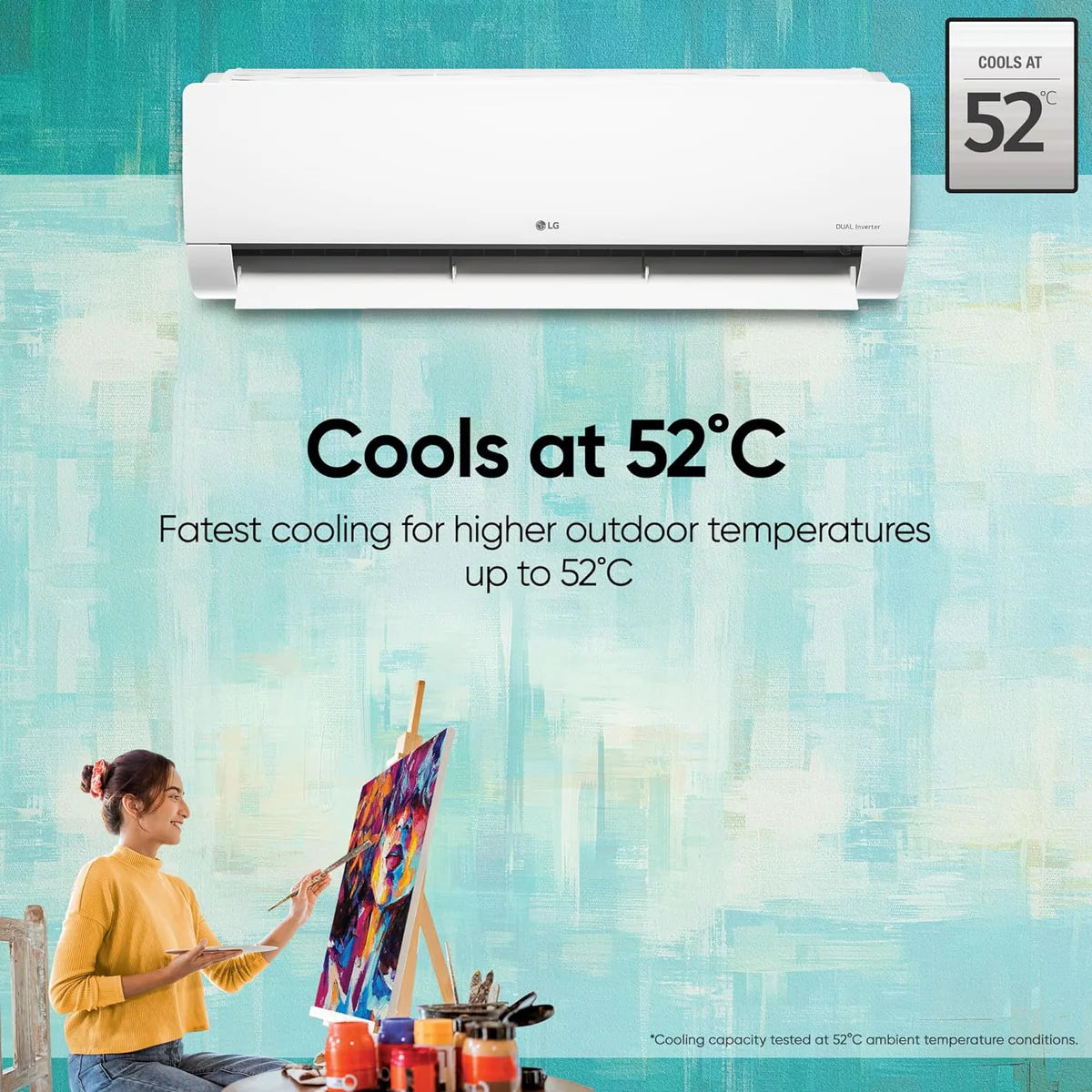 LG US-Q24SNXE 2.0 Ton 3 Star DUAL Inverter Split AC (Copper, AI Convertible 6-in-1 Cooling Mahajan Electronics Online