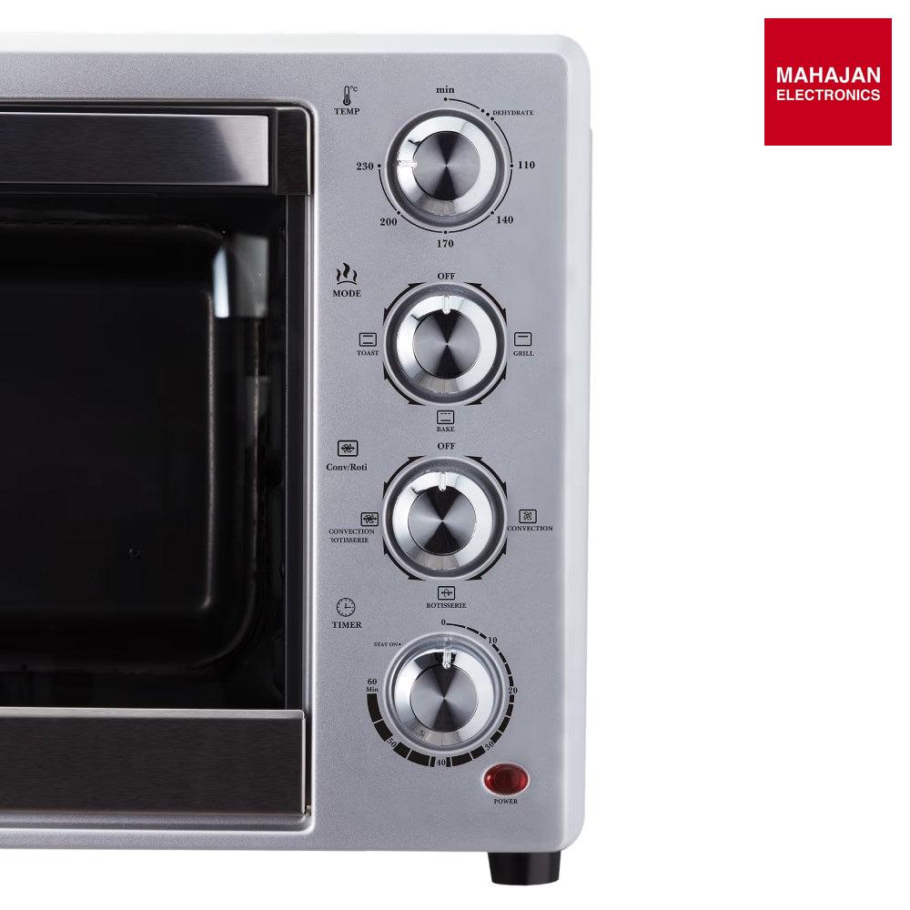 Morphy Richards 54 Litres Oven Toaster Griller with Glass Door, In-Built Dehydrate Function, 1700W Heating Element Mahajan Electronics Online