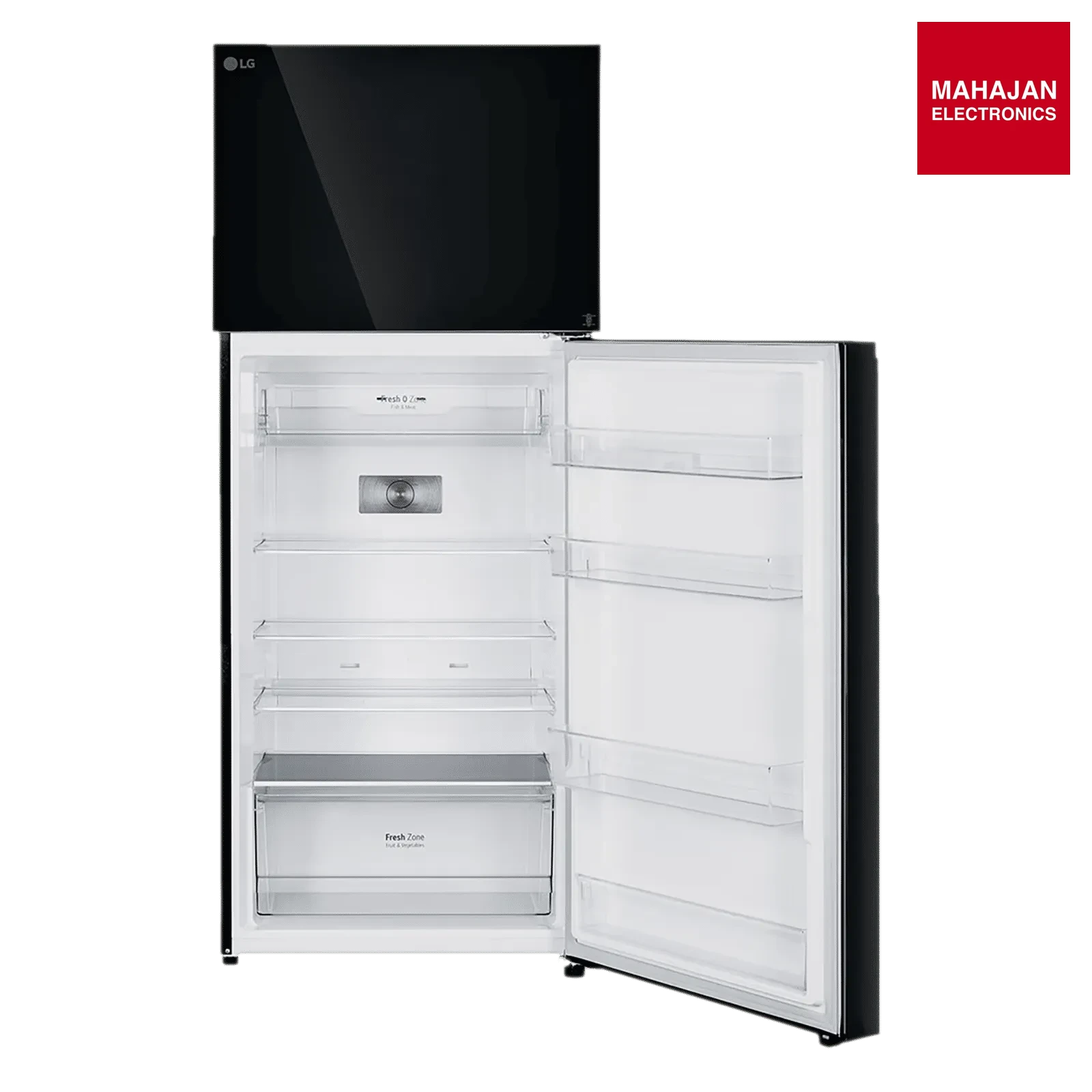 LG GLT4026SNBM 398 Litres 2 Star Frost Free Double Door Convertible Refrigerator with Smart Diagnosis ( Black – Mahajan Electronics Online.