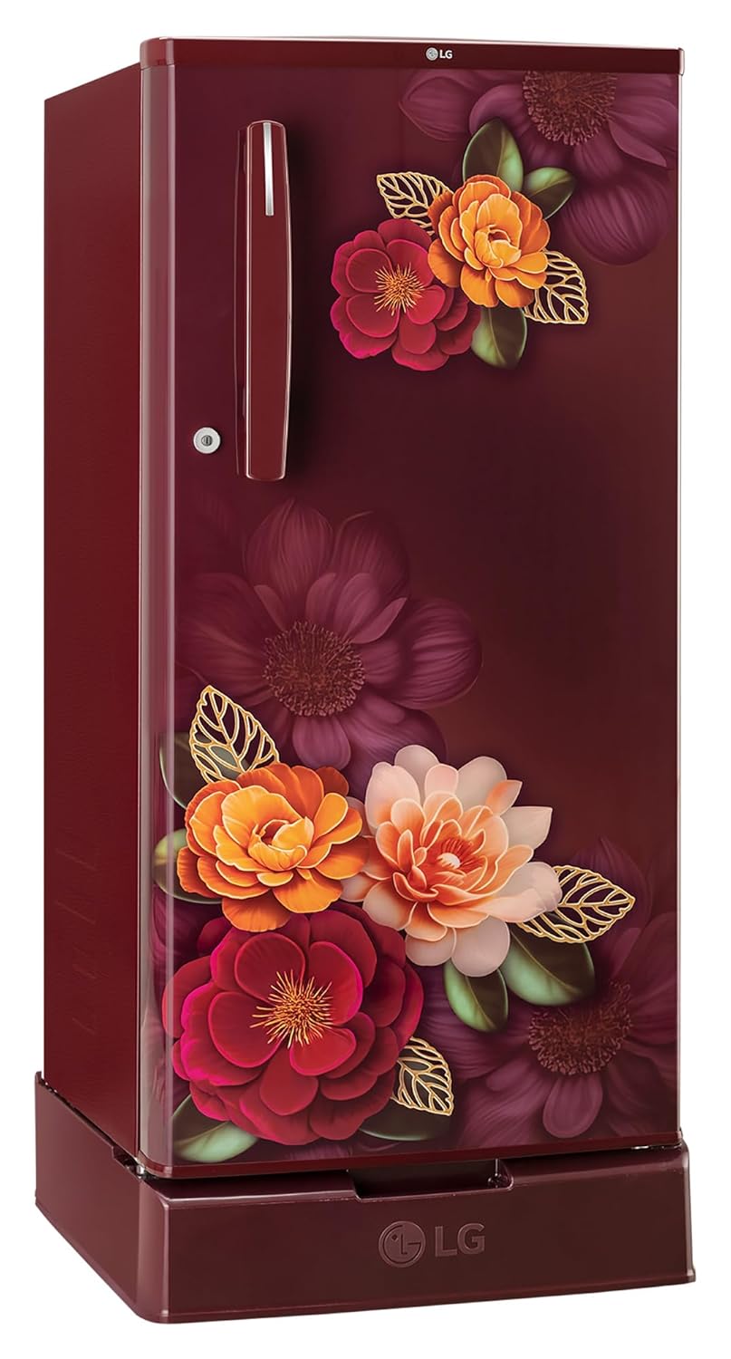 LG GLD1925XORK 185 L, 2 Star, Direct Cool Single Door Refrigerator ( Ruby Klase, Base stand with Drawer, Fit Max Chiller Tray, Works Without Stabilizer, 2026 Model) Mahajan Electronics Online