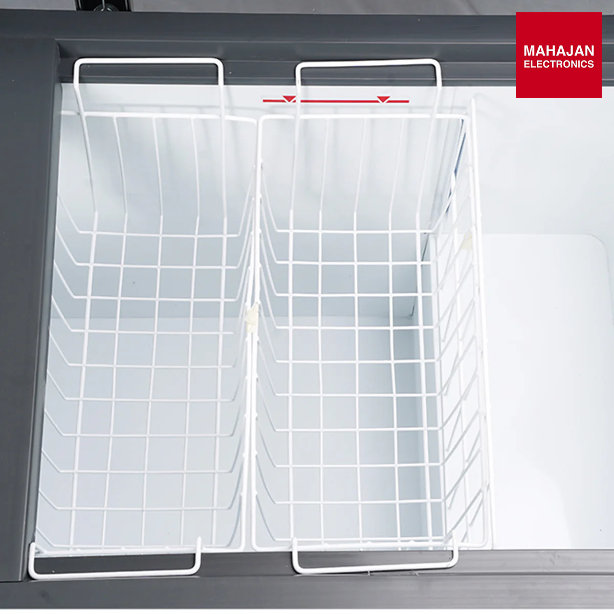 Voltas CVF320DB3-P-GE (2026) 303 Litre 2-Door Hard Top Deep Freezer | CFC-Free, Castor Wheels, Lockable – Mahajan Electronics Online.