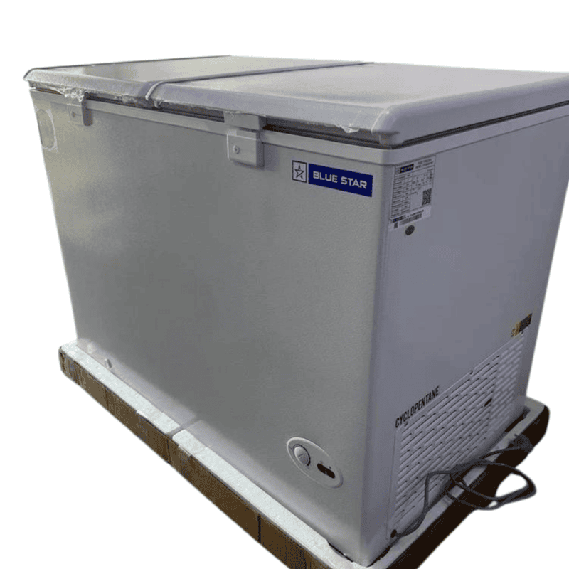 Blue star Hard Top Chest Freezer CF5-330NPYW-SL mahajan electronics online