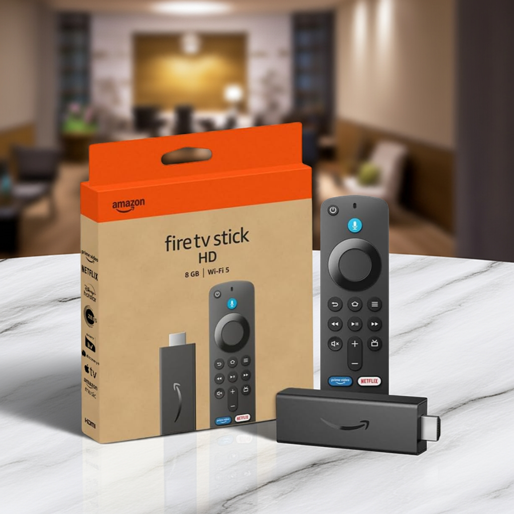 Amazon Fire TV Stick HD 2025 with Alexa Voice Remote (Full HD Streaming, TV Power & Volume Control, Smart Home Integration, Dolby Audio)