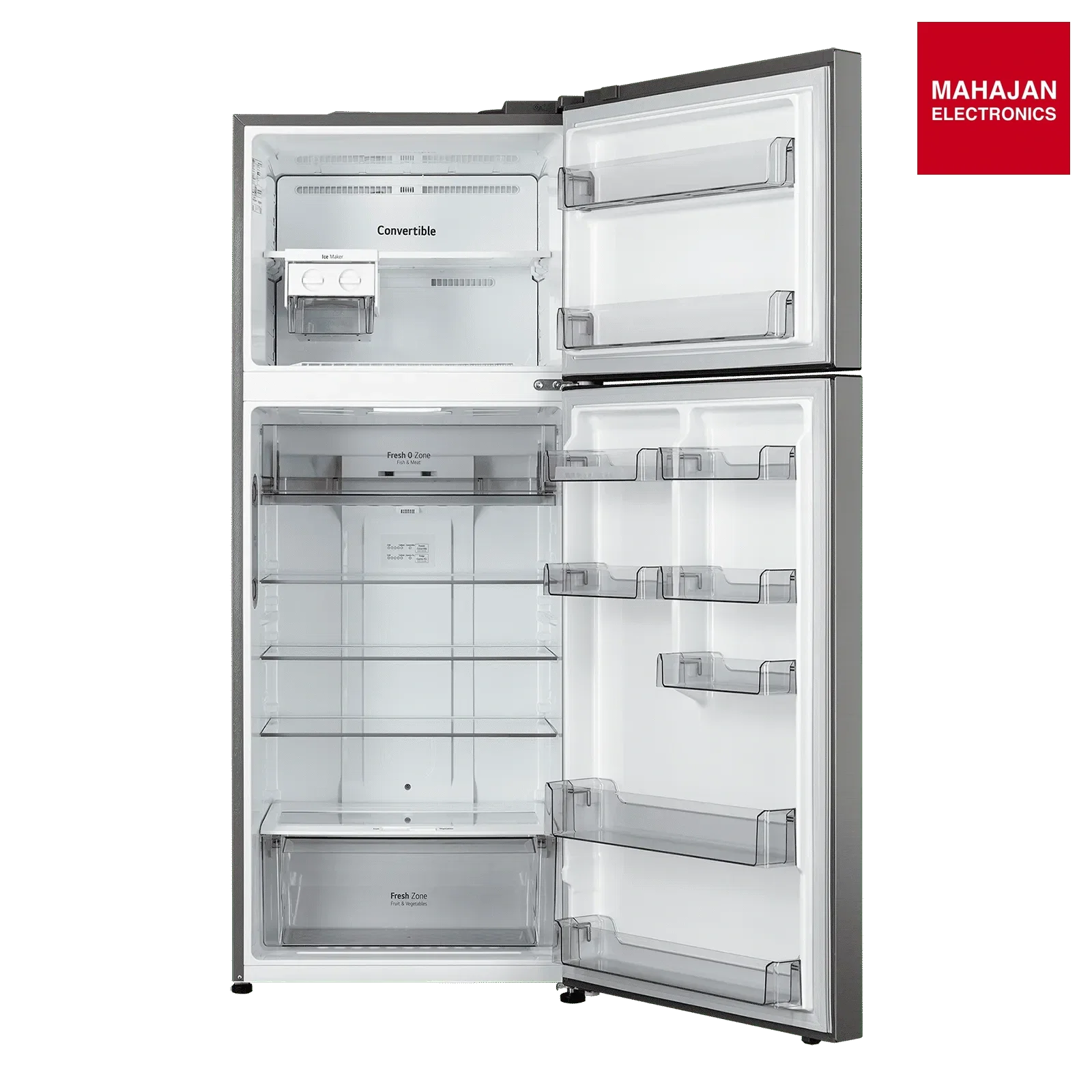 LG GLT4416CCPZ 446 Litres 1 Star Frost Free Double Door Convertible Refrigerator with Multi Air Flow ( Shiny β Mahajan Electronics Online.