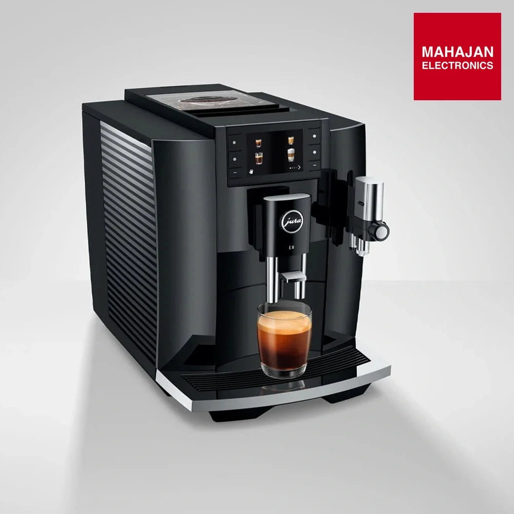 Jura E8 Cosmic Black Automatic Coffee Machine(15840) – Mahajan Electronics Online.