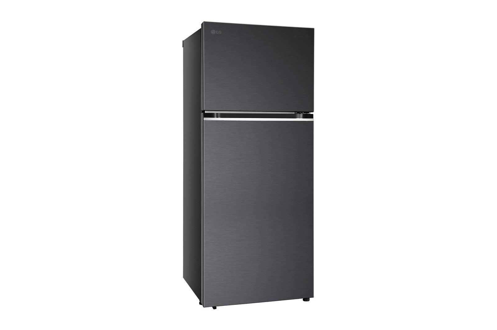 LG GLT3826SNMC 380L 2 Star Frost Free Double Door Refrigerator (Smart Inverter Compressor, Convertible Freezer, Wife , Matte Black) LG