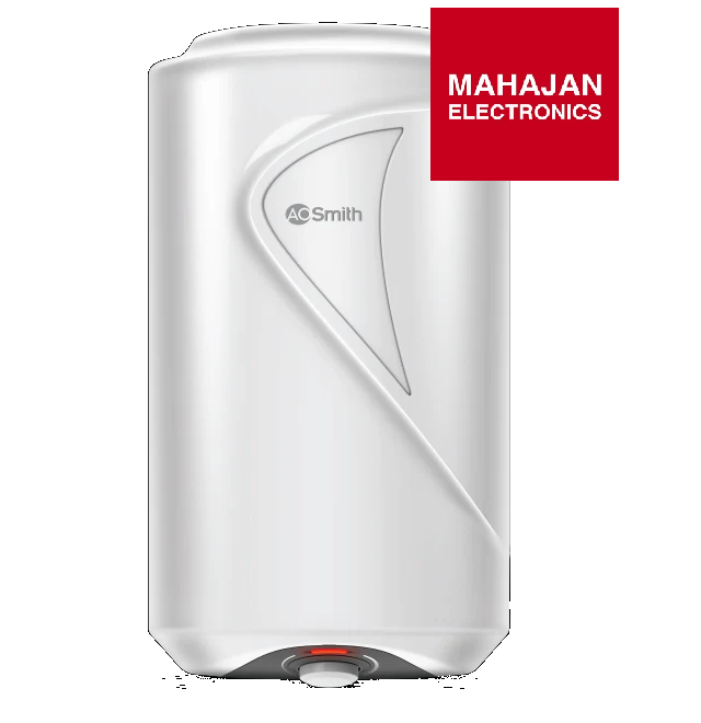 AO Smith Elegance Prime Neo 15L Vertical Storage Water Heater (White, 5-Star BEE Rated)