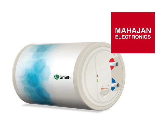 AO Smith Elegance Slim Horizontal water heater Geysers White (25 L) – Mahajan Electronics Online.