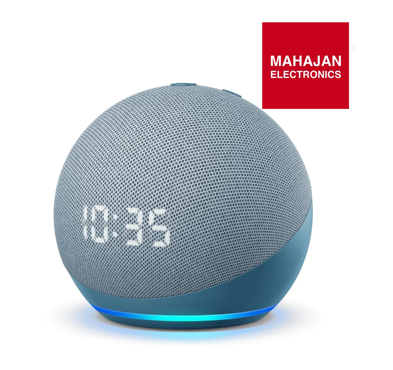 Amazon Echo Dot 4th Gen with clock | Smart speaker with powerful bass,