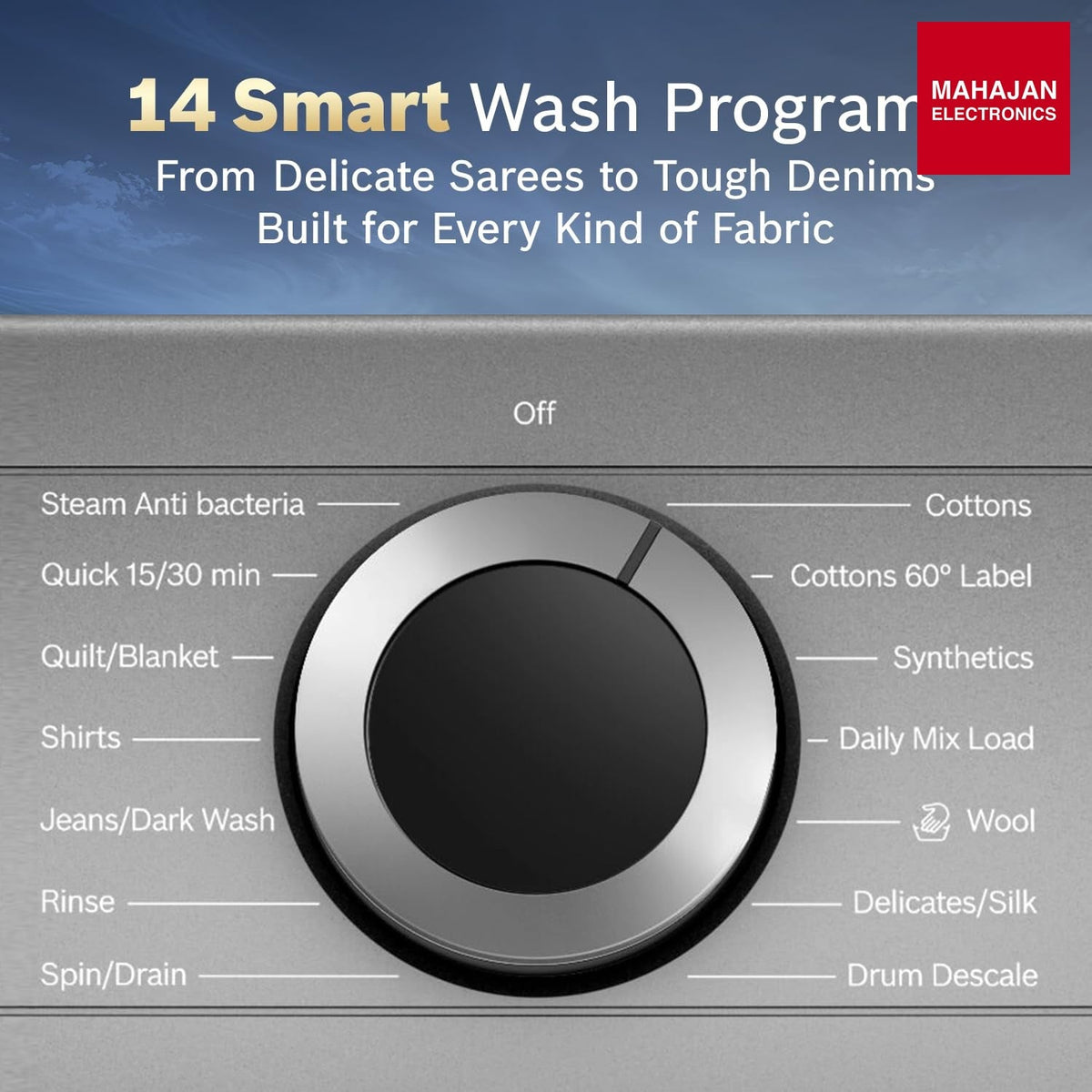Bosch WGA254IRIN 10 kg 5 Star Front Load Fully Automatic Washing Machine, AI ActiveWater, Automated Dosing of – Mahajan Electronics Online.