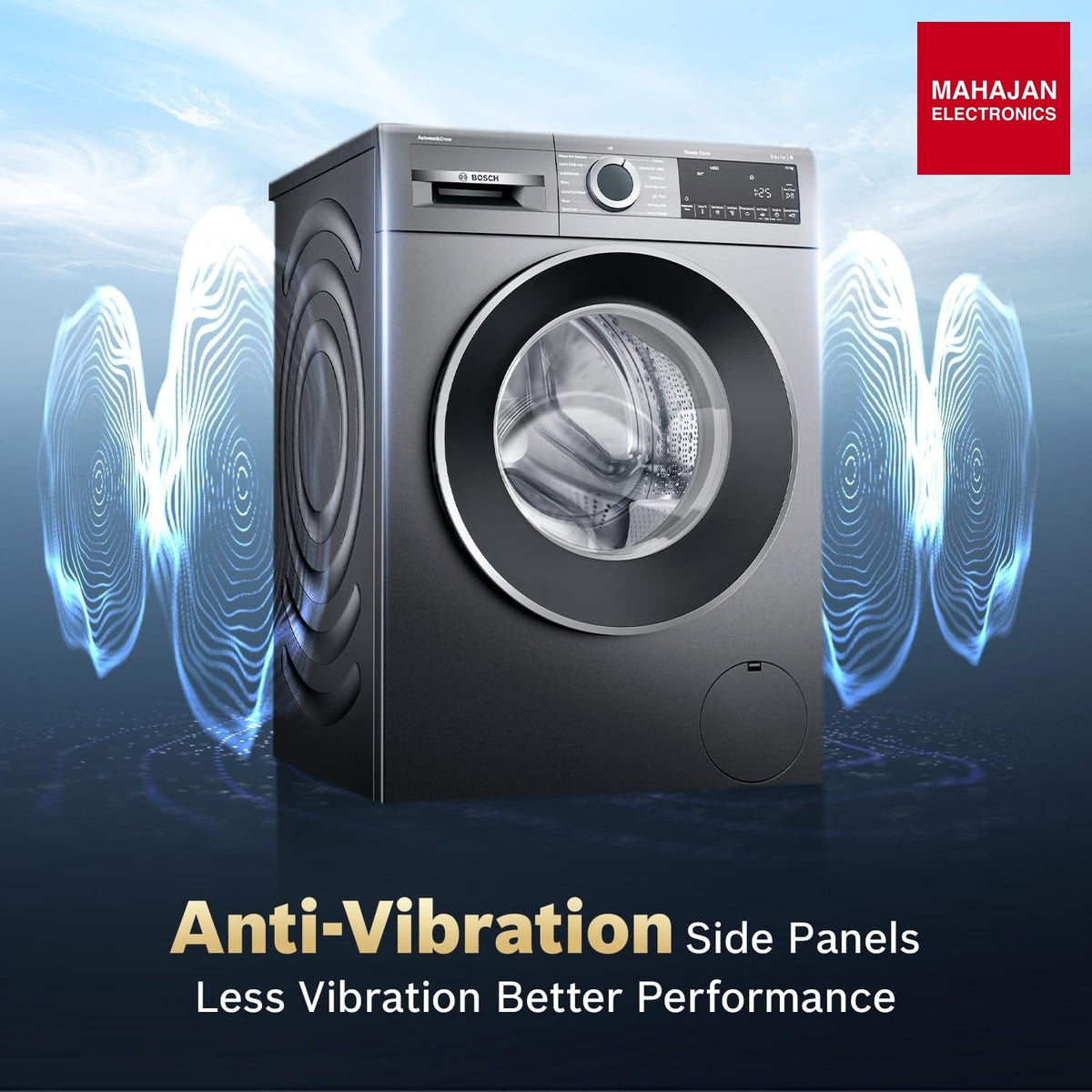 Bosch WGA254IRIN 10 kg 5 Star Front Load Fully Automatic Washing Machine, AI ActiveWater, Automated Dosing of – Mahajan Electronics Online.