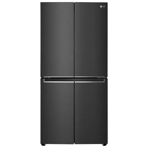 LG GC-B22FTQVB 530L, French Door Refrigerator with Smart Inverter Compressor, Multi Air Flow, Linear Cooling, Smart Diagnosis™ with Matte Black Finish - Mahajan Electronics Online