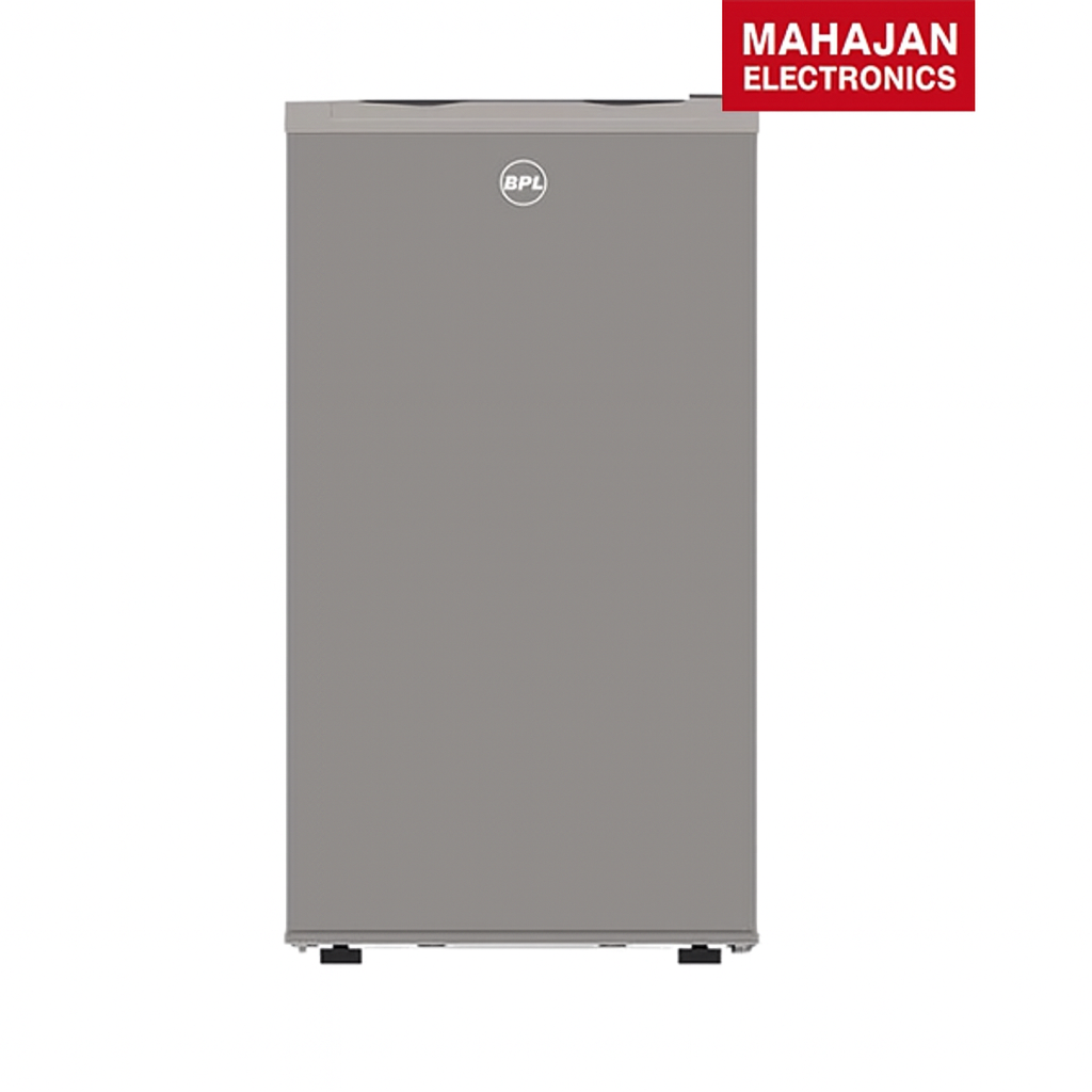 BPL BRC-F110RBPSGV 85L 2 Star Single Door Refrigerator | Inverter Compressor, Toughened Glass Shelves, Eco-Friendly R600a Gas | Silver Grey | Compact & Energy Efficient | Made in India