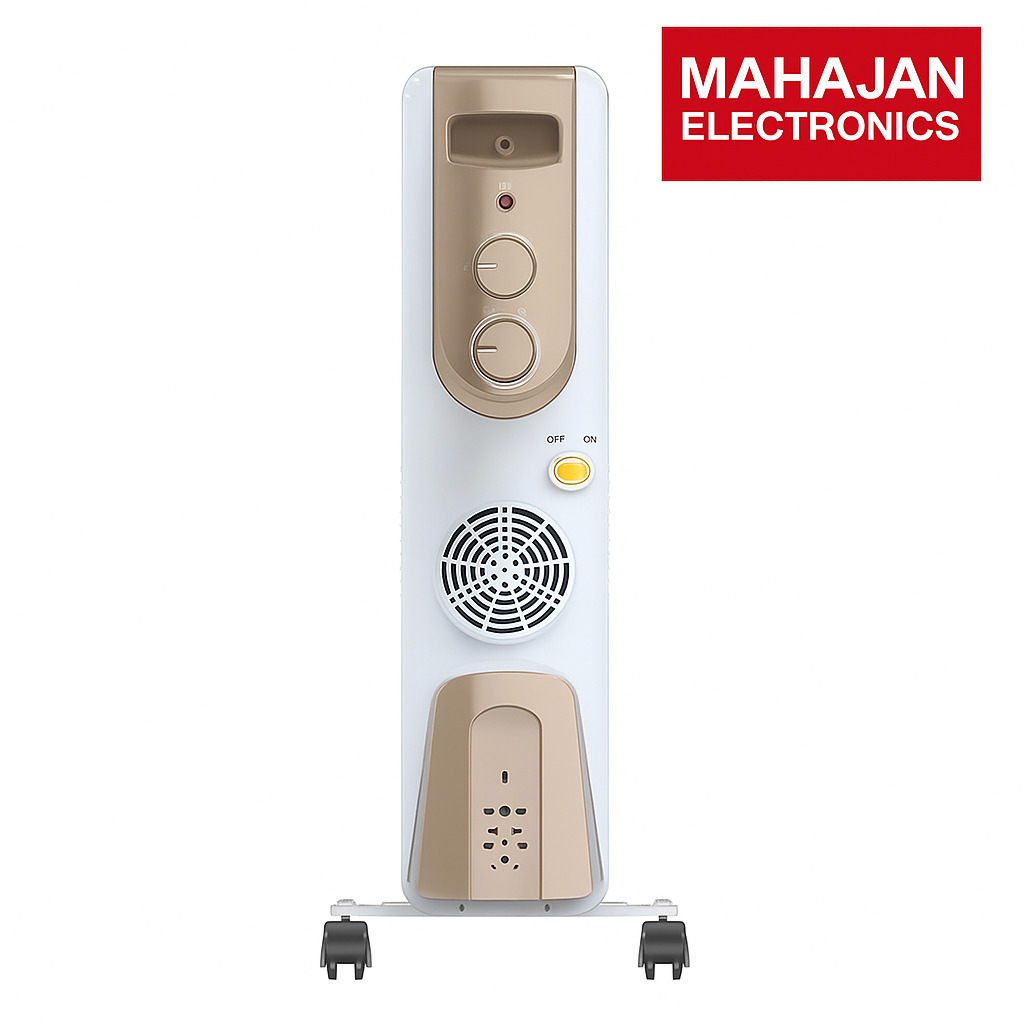 Bajaj Vienna 11 Fins Oil Filled Radiator 2900W (260095) | 3 Heat Settings | Castor Wheels | Noiseless Heating – Mahajan Electronics Online.