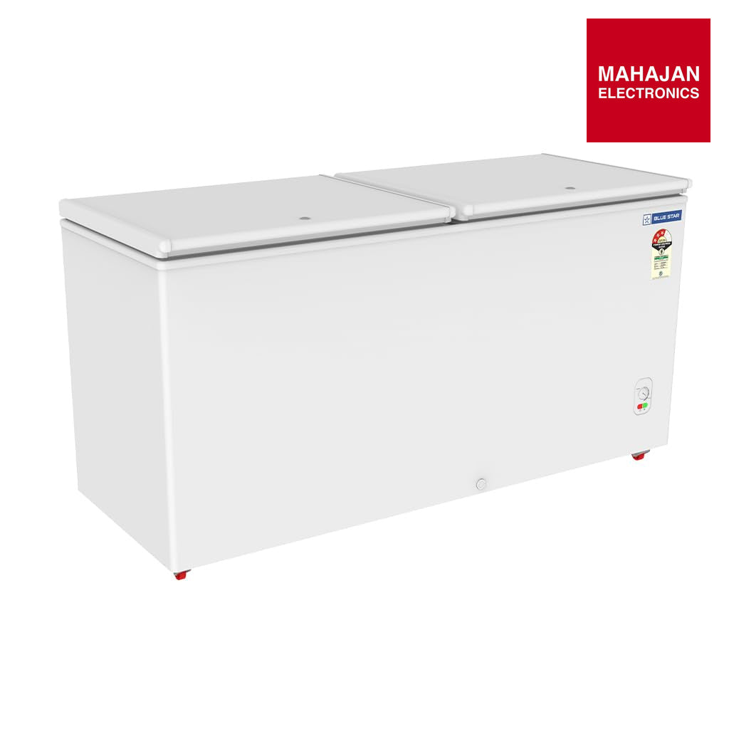 Blue Star HT3-M525 525 L Double Door Deep Freezer White – Mahajan Electronics Online.