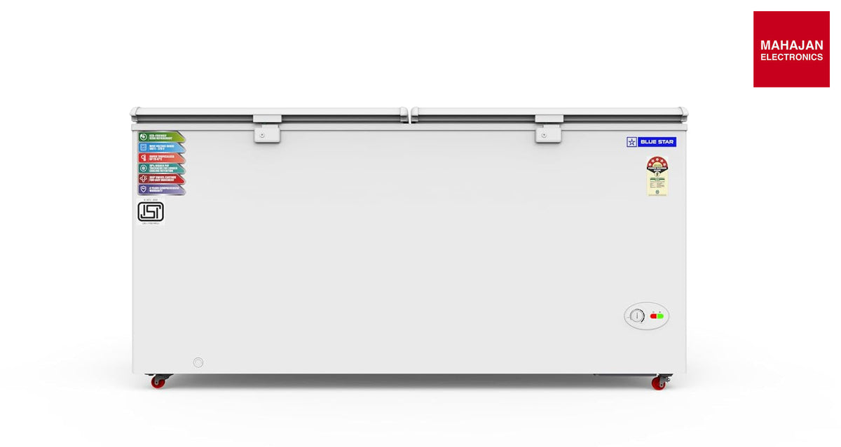 Blue Star HT4-N575 575 L Double Door Deep Freezer White – Mahajan Electronics Online.