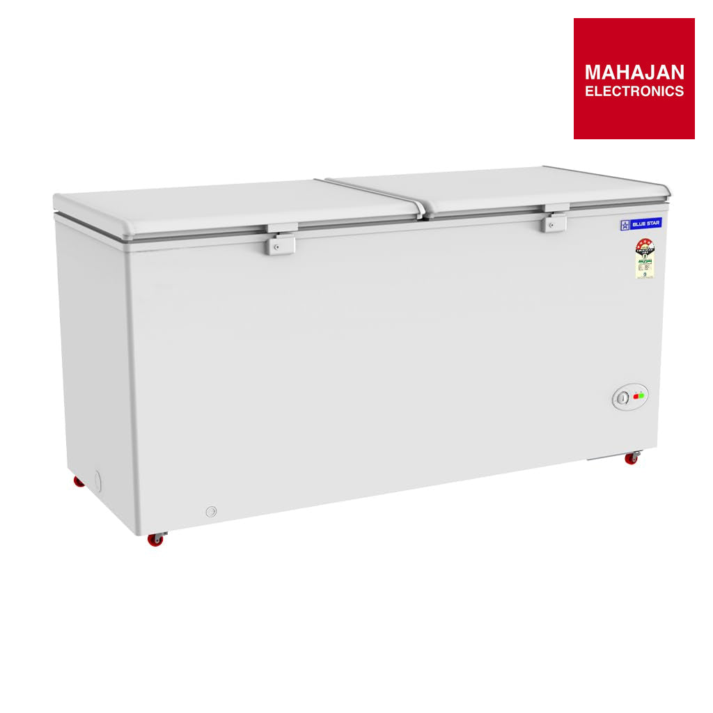 Blue Star HT4-N575 575 L Double Door Deep Freezer White – Mahajan Electronics Online.