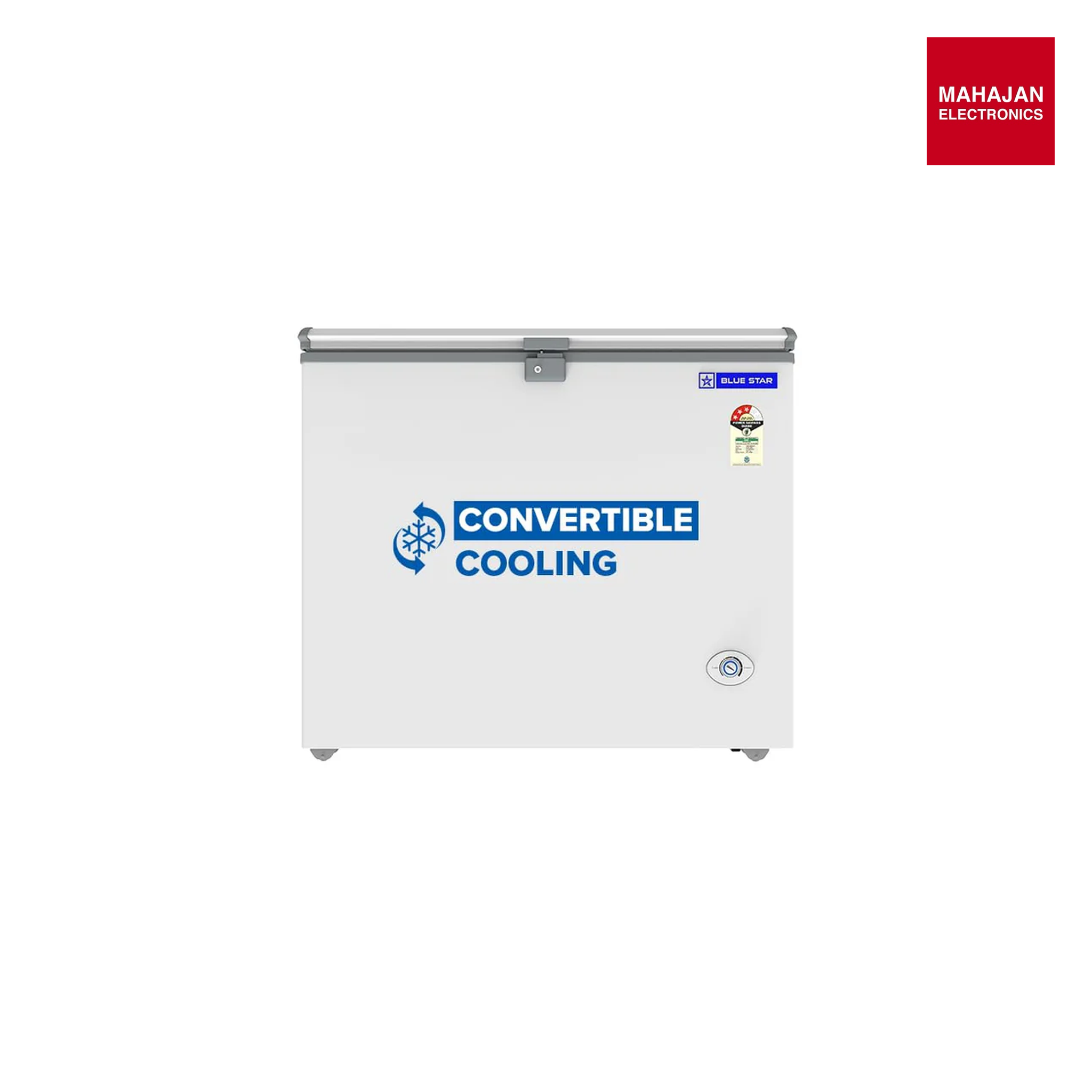 Blue Star HT3-N230, 215 Liter Hard Top Single Door Deep Freezer (White, 3-star) Bluestar – Mahajan Electronics Online.