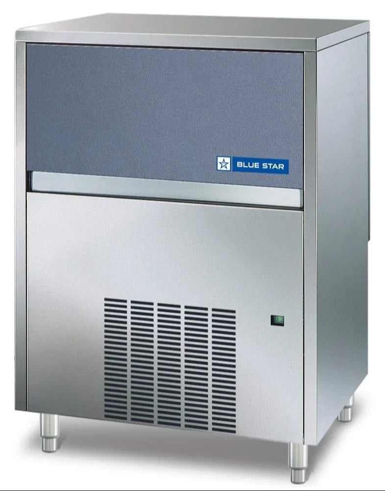 Blue Star ICM90 Ice Cube Machine โ 90 Kg/Day Heavy-Duty Square Ice Maker for Homes, Cafes & Commercial Use โ Mahajan Electronics Online.