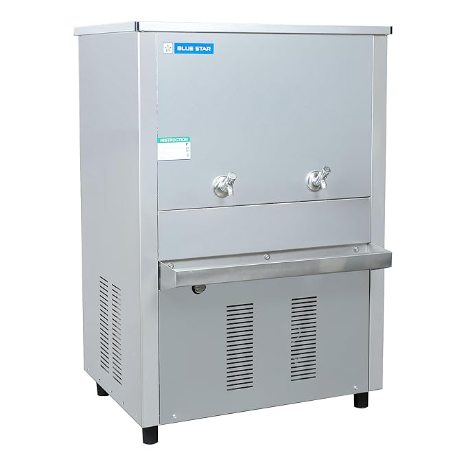 Blue Star SWC-H150150SS 150 Litre Storage Water Cooler | 150 LPH Cooling, Stainless Steel Body, Eco-Friendly, Fast Cooling-Online Mahajan Electronics
