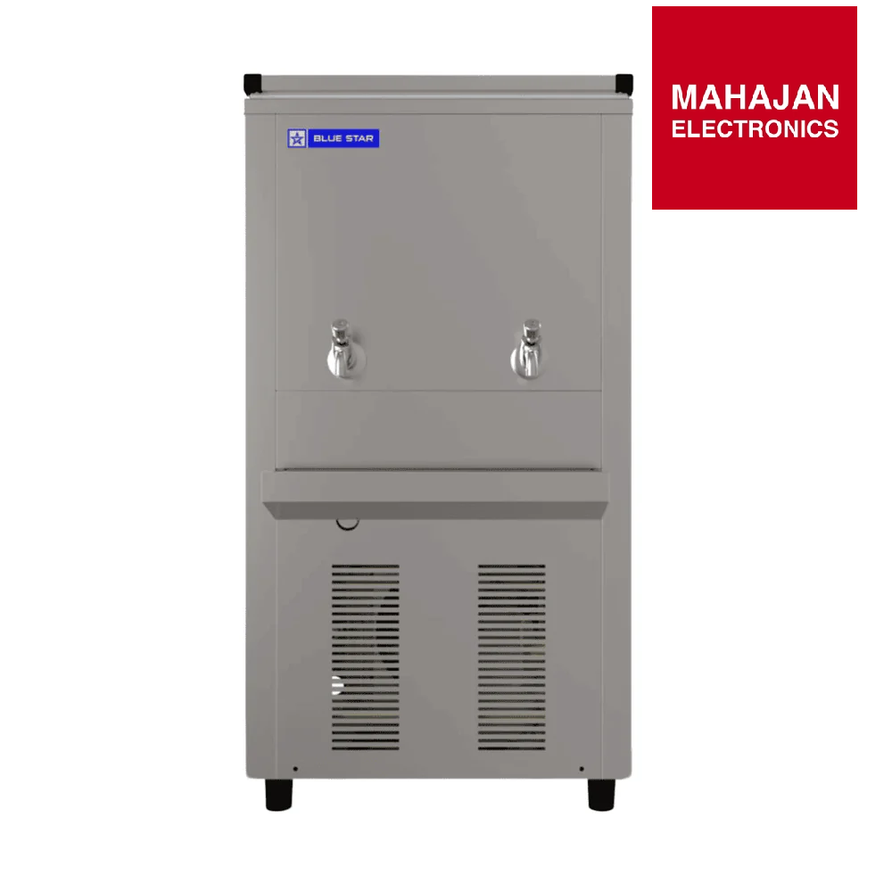 Blue Star SWC4080SS 40/80 Litre Stainless Steel Storage Water Cooler – Dual Temperature Dispenser (Cold & Warm), 80L Storage, Eco-Friendly & Low Maintenance | Ideal for Offices, Schools, Hospitals | Made in India