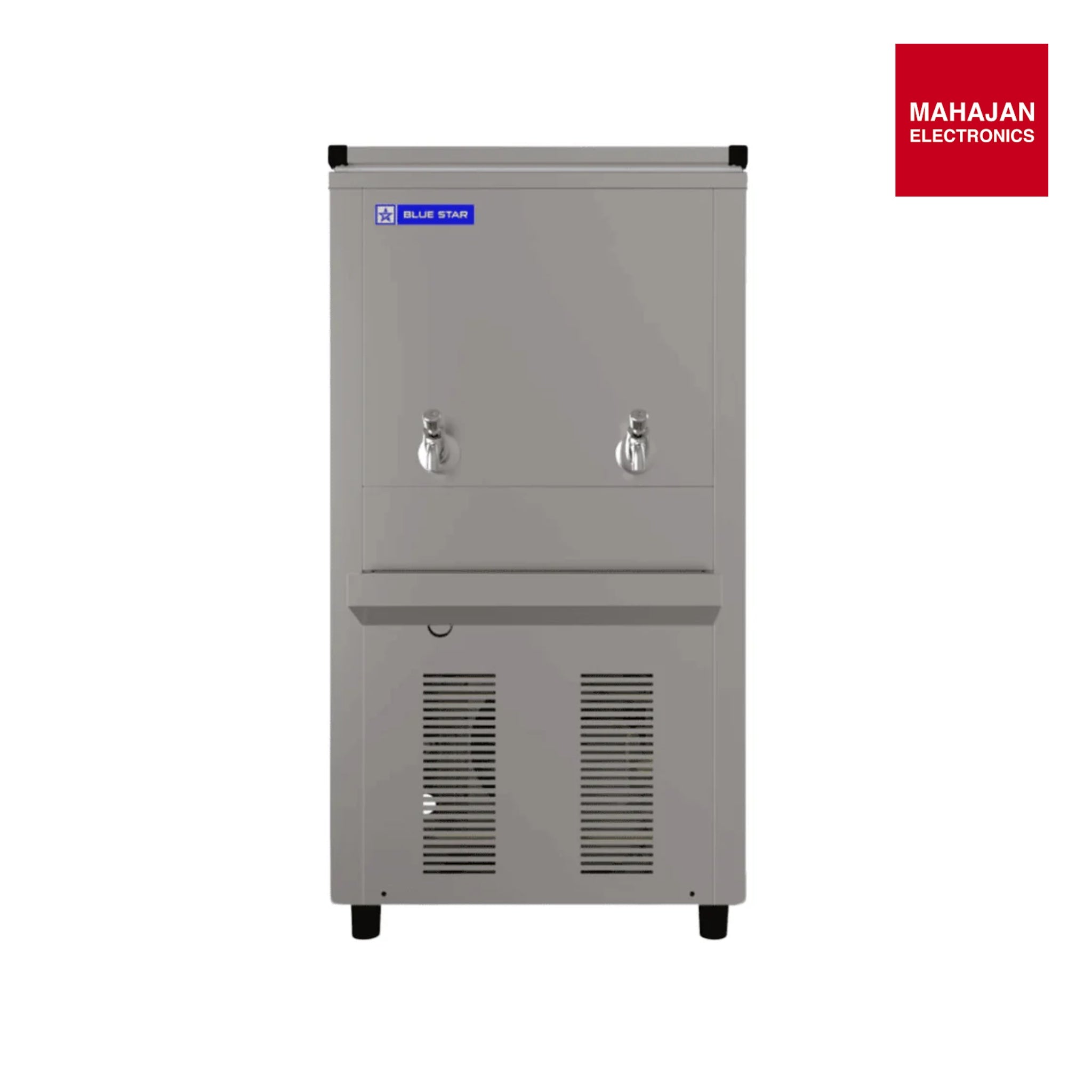 Blue Star SWCH4080SS 40/80 Litre Stainless Steel Storage Water Cooler – Dual Temperature Dispenser (Cold & Warm), 80L Storage, Eco-Friendly & Low Maintenance | Ideal for Offices, Schools, Hospitals | Made in India-Online Mahajan Electronics