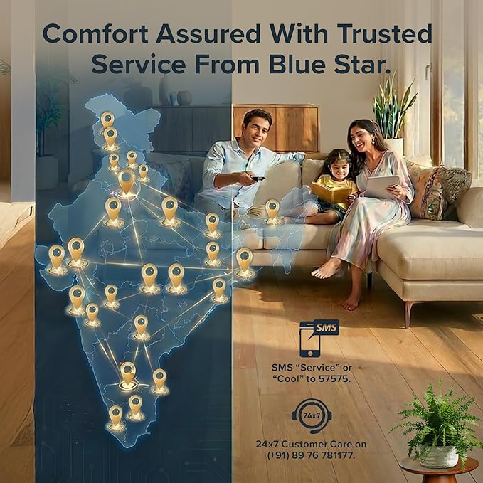 Blue Star WFA209LXU 0.8 Ton 2 Star, 2026 Model Window AC (Copper, 2 Way Swing, Multi Sensors, Blue Fins, Self Diagnosis, White)-Online Mahajan Electronics