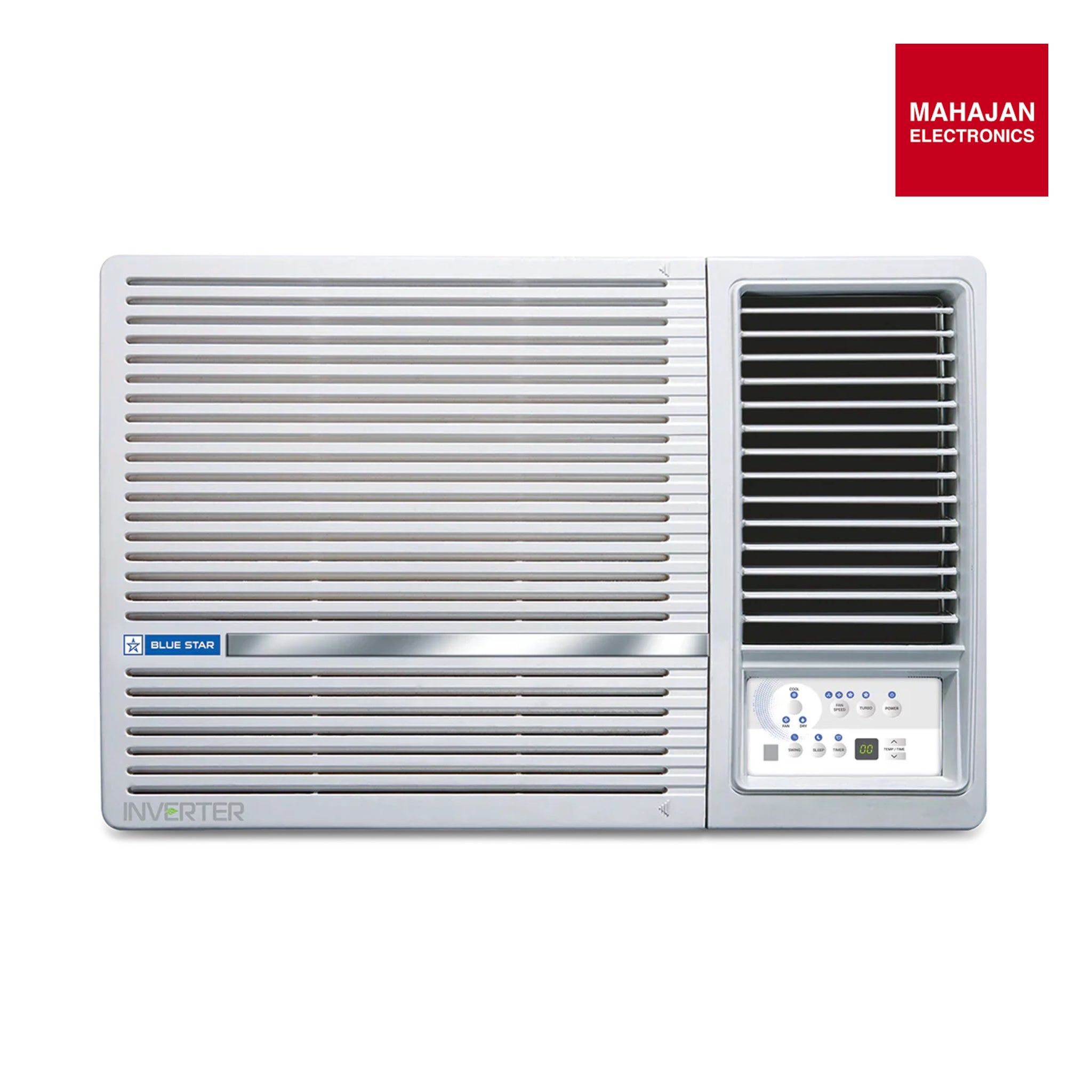 Blue Star WIA518LXU 1.5 Ton 5 Star Inverter Window AC | 5-in-1 Convertible Cooling | Copper Condenser | Turbo Cool | Dry Mode | R32 Refrigerant -Online Mahajan Electronics