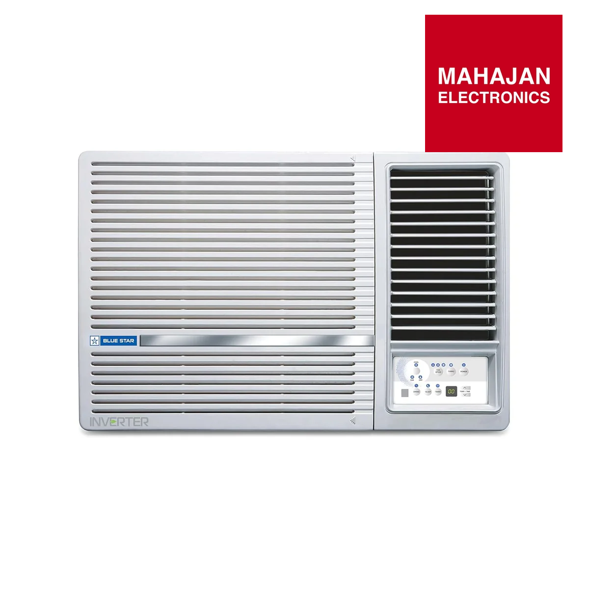 Blue Star WIE318L 1.5 Ton 3 Star Inverter Window AC (White) | Copper Condenser | Turbo Cool | 5-in-1 Convertible Mode | Anti-Bacterial Filter | Made in India