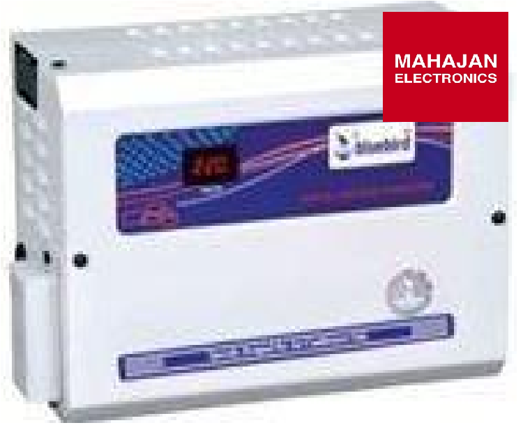 Bluebird 5 KVA Voltage Stabilizer for 2 Ton AC (140–270V Input, Copper Winding, Digital Display – Mahajan Electronics Online.