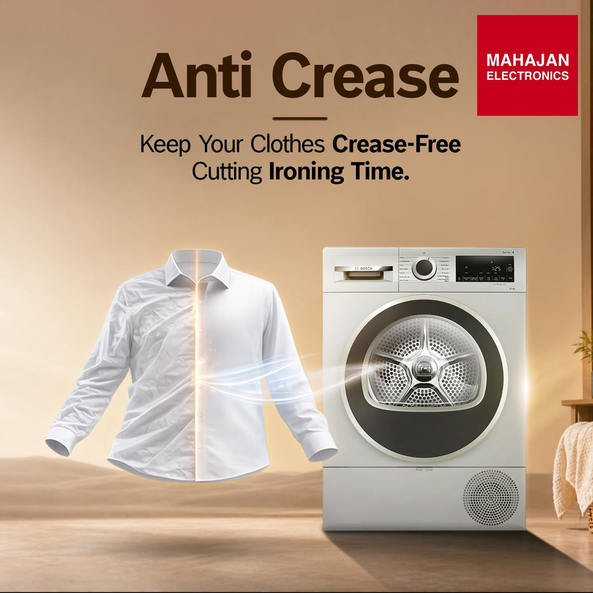 Bosch WTN86202IN 8 Kg Condenser Tumble Dryer Silver Inox – Mahajan Electronics Online.