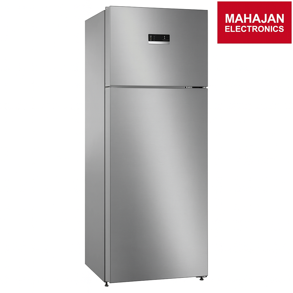 Bosch CTC35S02NI Series 4 334L 2 Star Frost Free Double Door Refrigerator with VarioInverter Compressor (Shiney Silver)