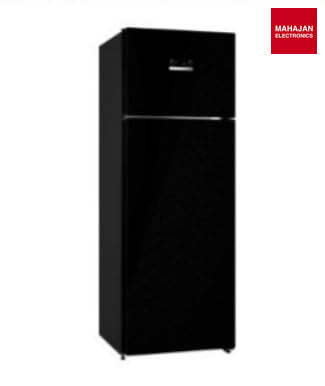 Bosch CTC39K21AI Series 4 Double Door Refrigerator, Frost Free, Black, 385 L, Multi Airflow, Inverter Compressor - Mahajan Electronics Online