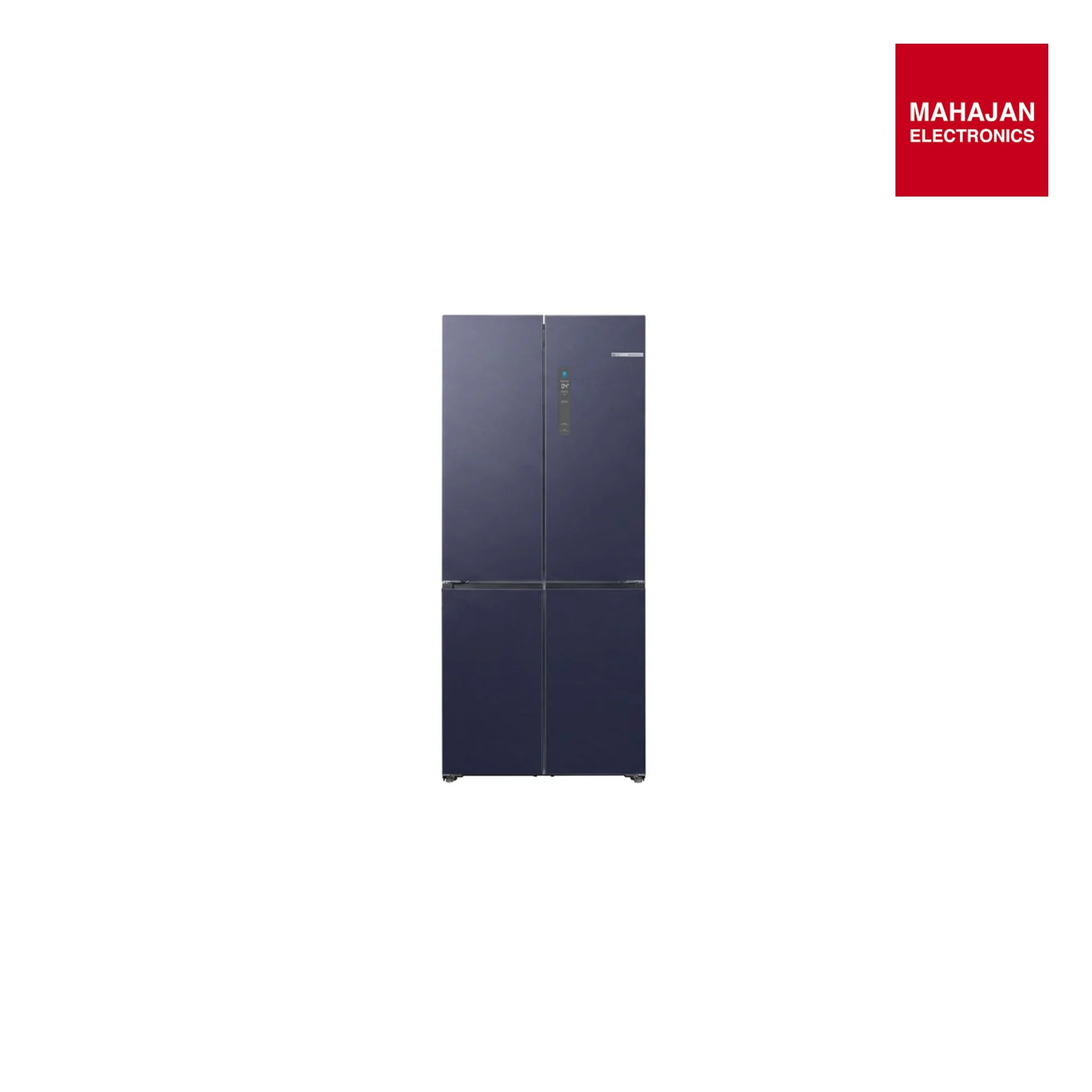 Bosch KCP88E256I 503L, 3 Star 2026 Model, Frost Free 4 Door Side-by-Side Refrigerator with Perfect fit technology,Zero Gap, Prevents wall collision,VitaFresh Plus Technology( Dark Lake Metal)-Online Mahajan Electronics