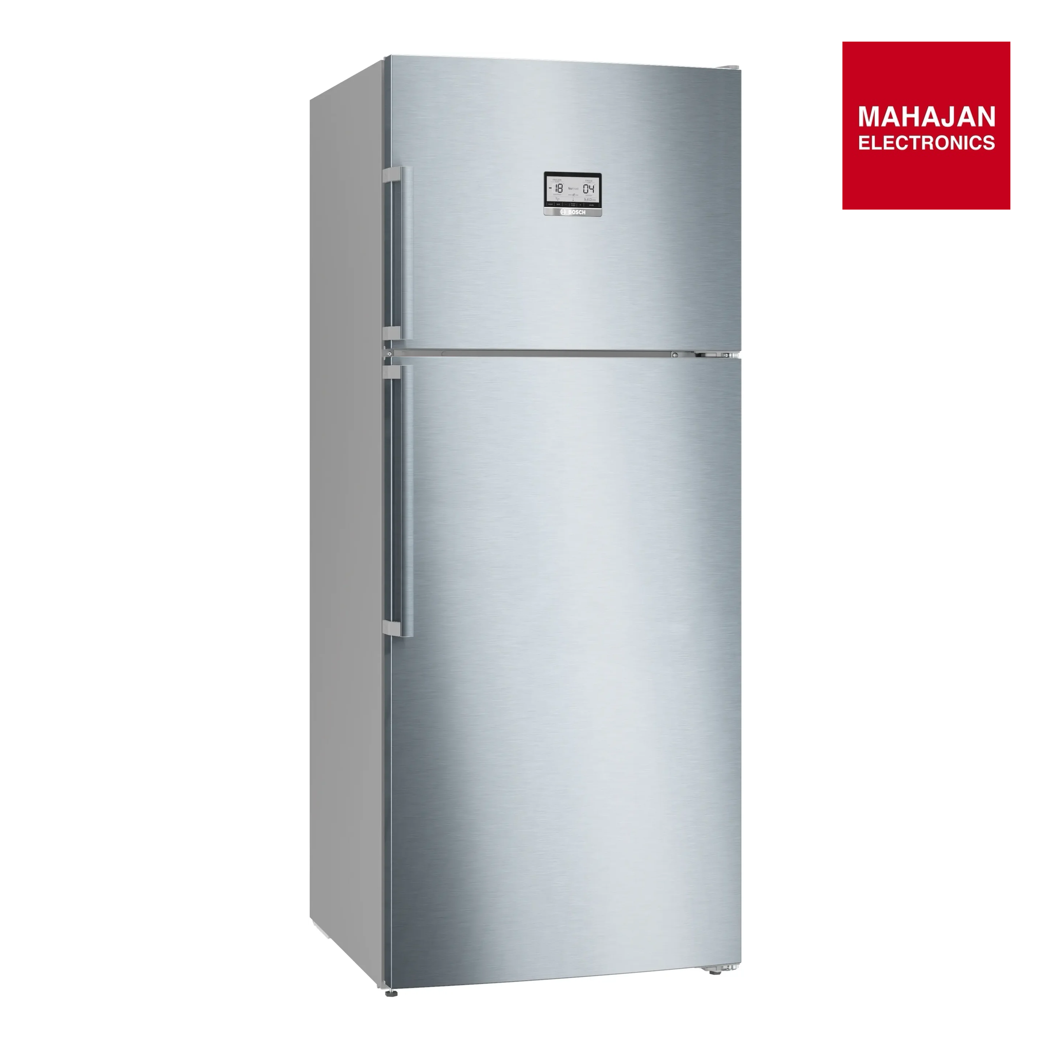 Bosch KDN76AID0I 542 LSeries 6 free-standing fridge-freezer with freezer at top 186 x 75 cm Stainless steel – Mahajan Electronics Online.